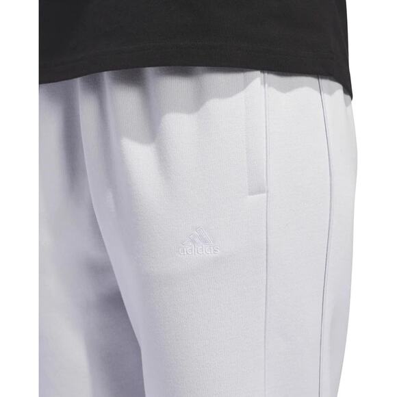 Adidas Pants Women’s XL Fit Tapered Leg Fleece Embroidered Relaxed Fit NEW - Picture 2 of 16